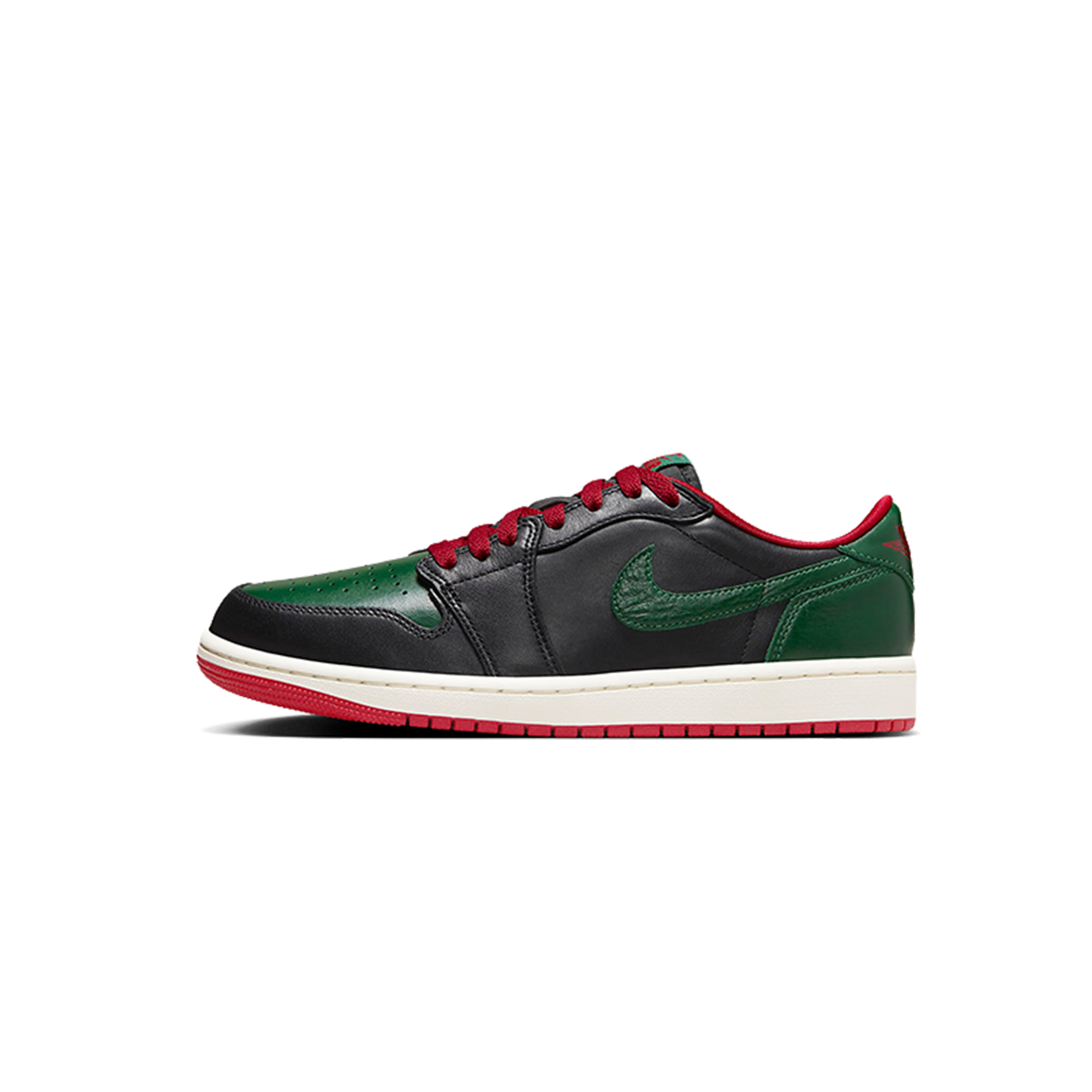 NIKE AIR JORDAN 1 LOW OG BLACK GORGE GREEN CZ0775-036